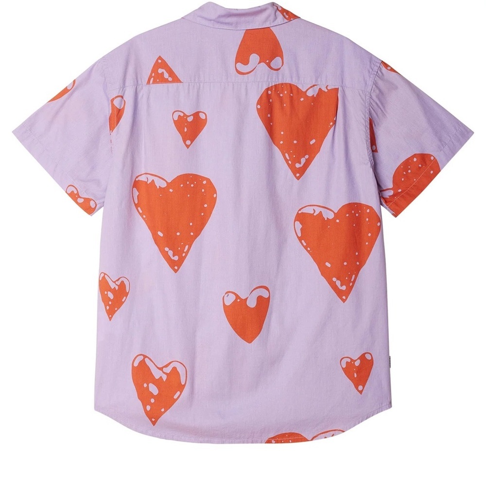 Obey Purple and Orange Casual Button Down Shirt - Picture 2 of 2